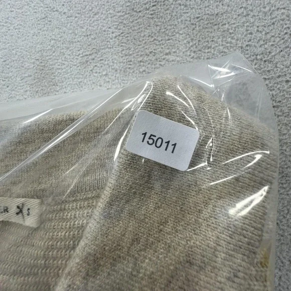 Marine Layer Retro Polo Shirt Mens Small Beige Stripe Knit Wool Blend Casual - Picture 10 of 10